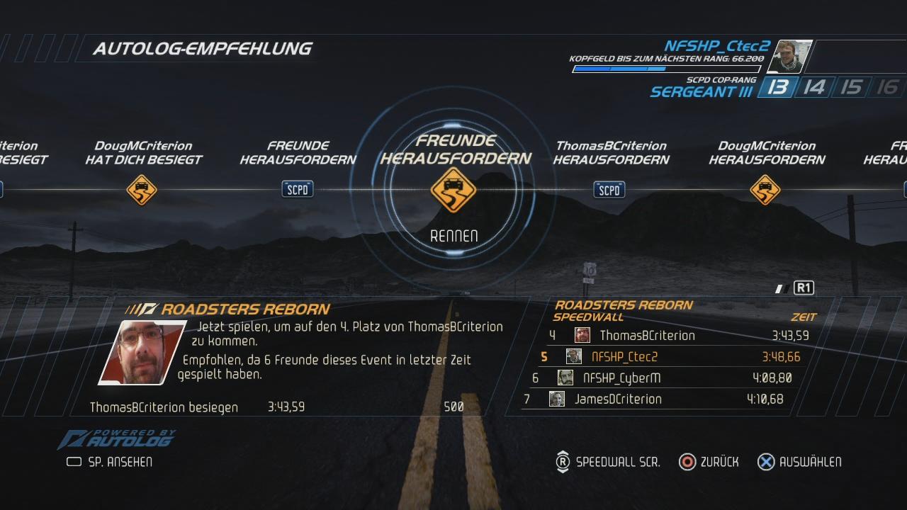 [09/11/2010] Weitere Screenshots aus Need for Speed: Hot Pursuit. Das Spiel ist ab 18. November im Handel erhältlich. (1)
