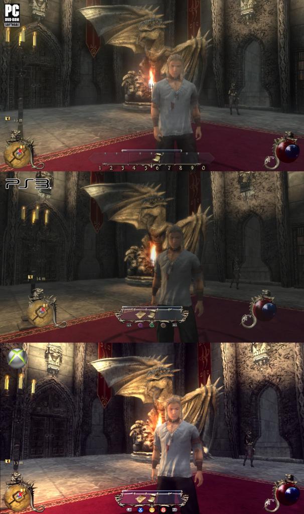 [05/11/2010] Two Worlds 2 im Grafikvergleich. PC (oben) gegen Playstation 3 (Mitte) und Xbox 360 (unten). (4)