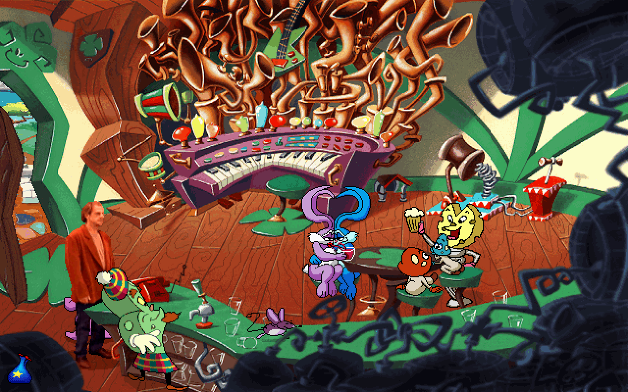 [01/12/2010] Leservorschlag - Im Point-and-Click-Adventure Toonstruck spielen wir den Cartoonzeichner Mal Block, der in einer Zeichentrickwelt aufwacht. Dabei wird der Protagonist durch Schauspieler Christopher Lloyd verkörpert, den man aus Filmen wie den 