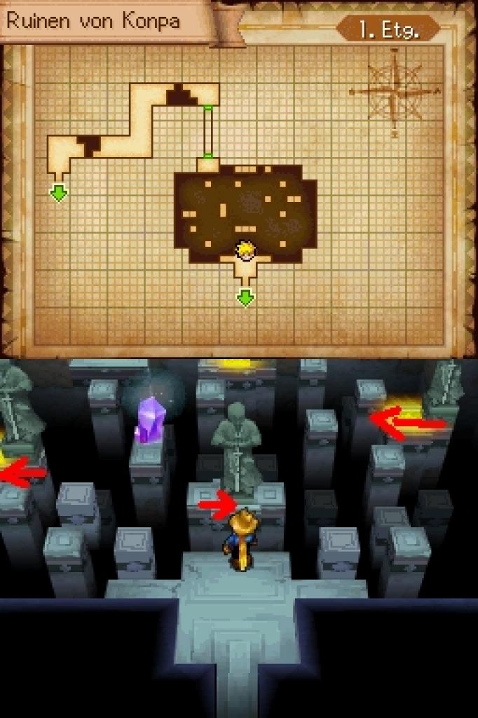 [21/12/2010] Die Golden Sun: Die dunkle Dämmerung Komplettlösung beinhaltet hilfreiche Tipps und Tricks zum DS-Rollenspiel. Wo sich alle Dschinns befinden, erfahren Sie in der Lösung ebenfalls. (4)