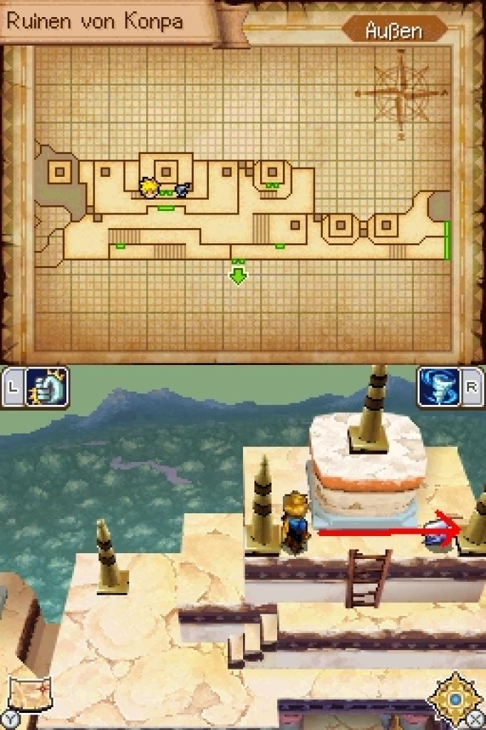 [21/12/2010] Die Golden Sun: Die dunkle Dämmerung Komplettlösung beinhaltet hilfreiche Tipps und Tricks zum DS-Rollenspiel. Wo sich alle Dschinns befinden, erfahren Sie in der Lösung ebenfalls. (1)