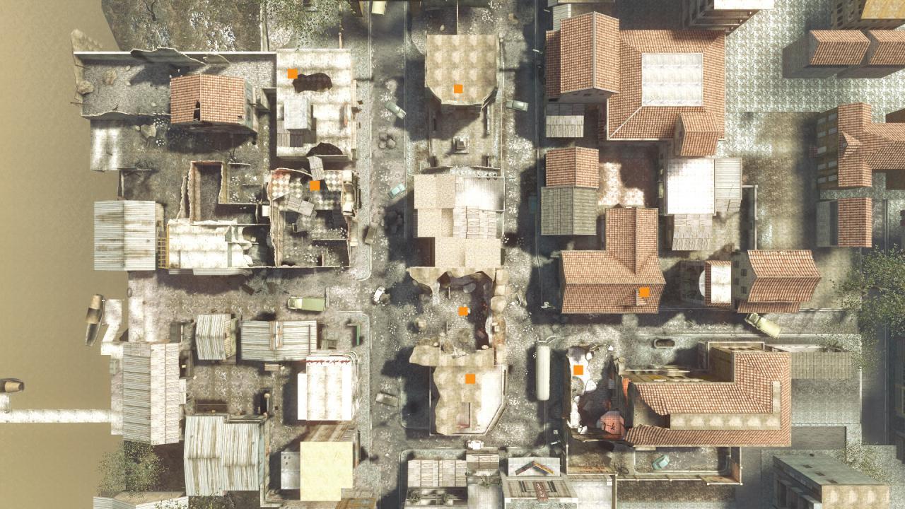 [07/12/2010] Hauptquartier - Die orangenen Quadrate sind die Hauptquartier-Punkte.