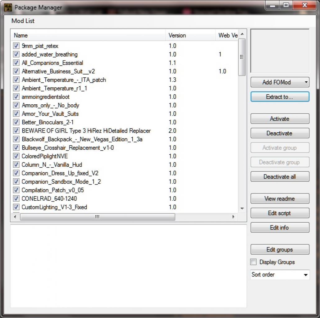 [01/12/2010] Fallout New Vegas-Mods - Fallout Mod Manager - FOMM verwaltet alle installierten Mods und gibt Ihnen bequeme Möglichkeiten zur Anpassung Ihres Rollenspiels.
