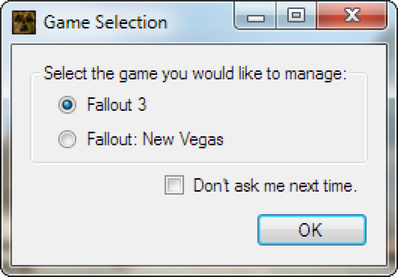 [01/12/2010] Fallout New Vegas-Mods - Fallout Mod Manager - FOMM verwaltet alle installierten Mods und gibt Ihnen bequeme Möglichkeiten zur Anpassung Ihres Rollenspiels.