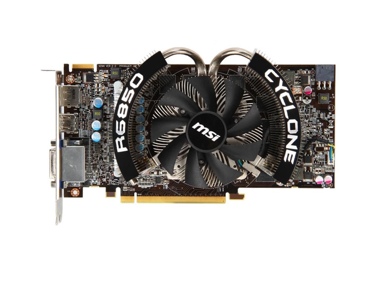 [23/12/2010] MSI Radeon HD 6850 Cyclone