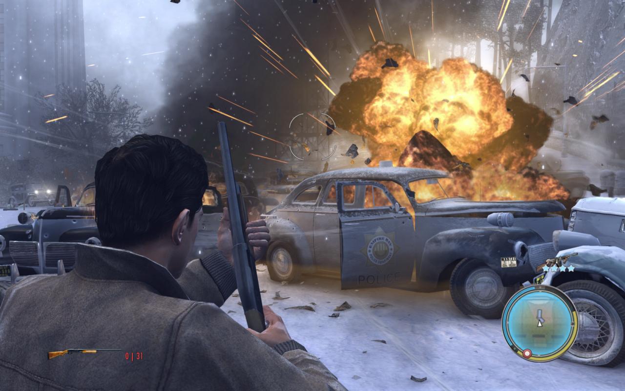 [22/12/2010] Mafia 2 - Mafiosi sind temperamentvolle Menschen. Die zügeln weder ihren Finger an der Kanone, noch ihre Zunge. So auch die Darsteller in 2Ks Mafia-Action. Da wird nicht nur geschossen, sondern auch geflucht ohne Ende.