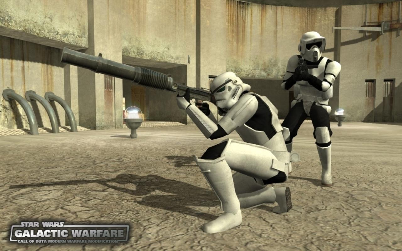 [29/12/2010] Mit der Galactic Warfare-Mod für Call of Duty 4: Modern Warfare taucht ihr in die fernen Galaxien aus Star Wars ab.