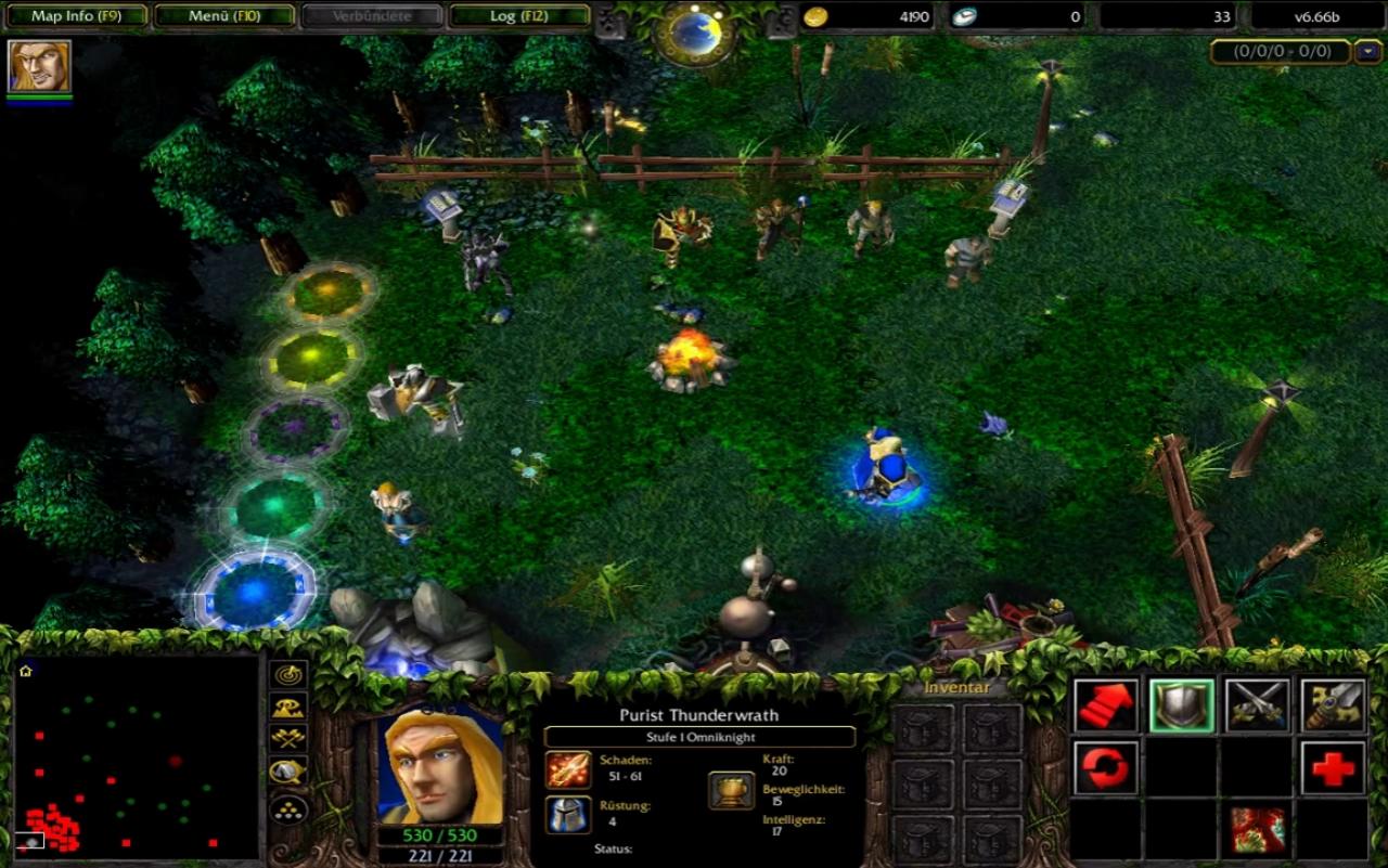 [17/12/2010] Defense of the Ancients debütierte als Mod für Warcraft 3. Es gilt, mit Helden und RPG-Elementen das schwer bewachte Hauptgebäude (den Ancient) zu zerstören.