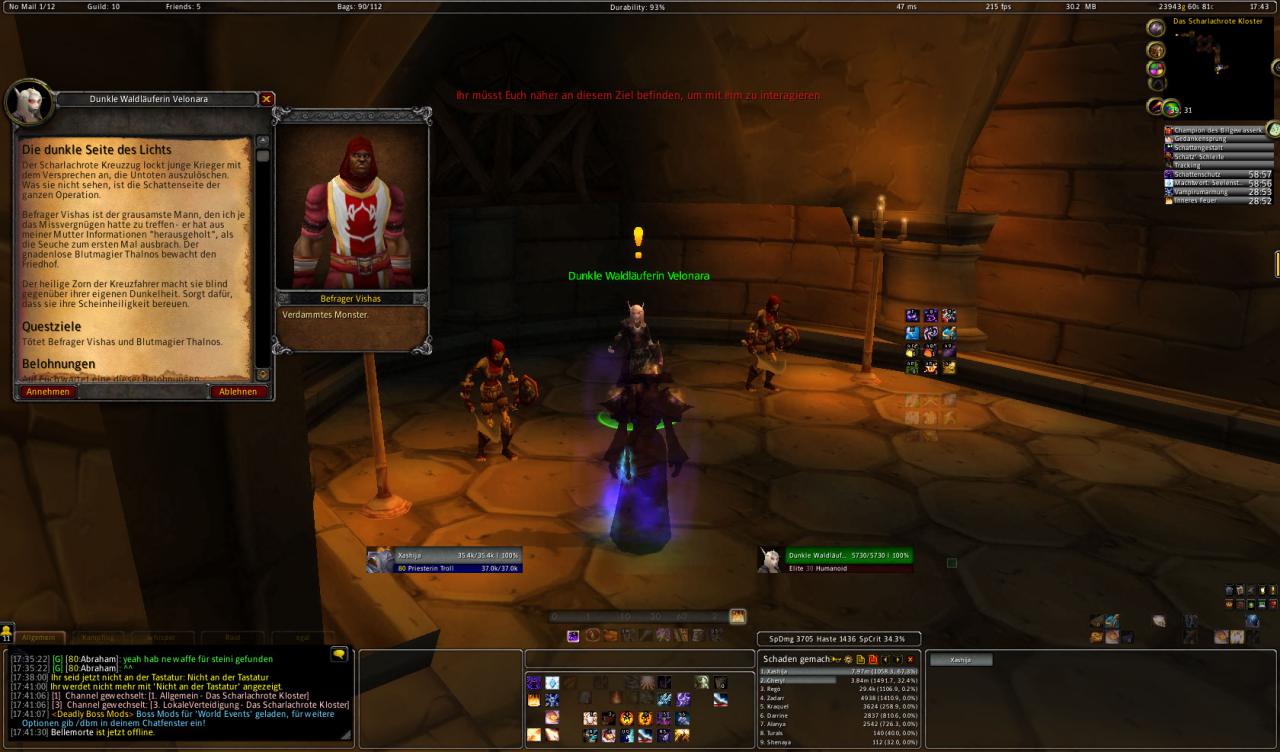 [02/12/2010] Das Scharlachrote Kloster in World of Warcraft: Cataclysm beherbergt insgesamt vier verschiedene Instanzen. Im Guide finden Sie alle erklärt. (17)