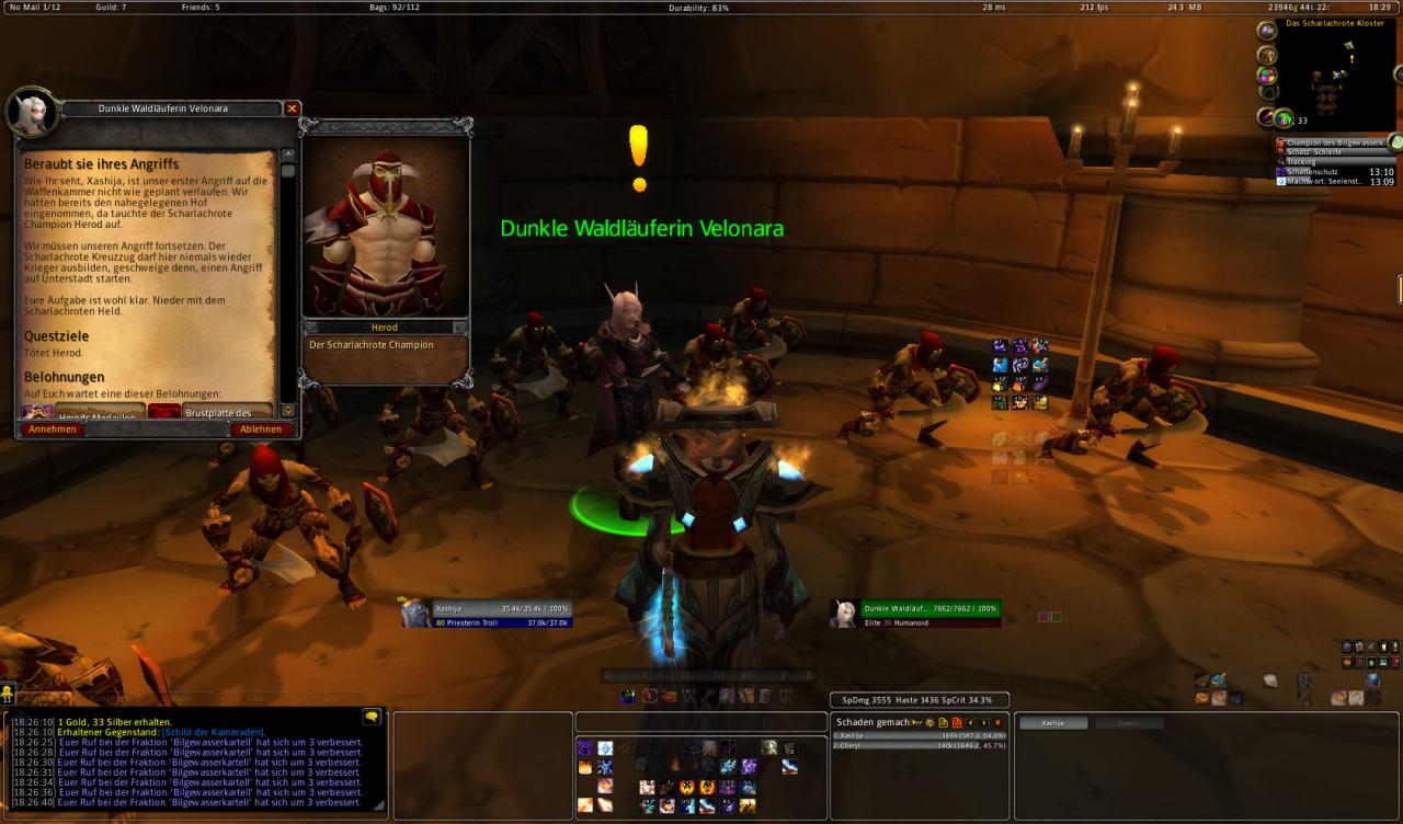 [02/12/2010] Das Scharlachrote Kloster in World of Warcraft: Cataclysm beherbergt insgesamt vier verschiedene Instanzen. Im Guide finden Sie alle erklärt. (26)