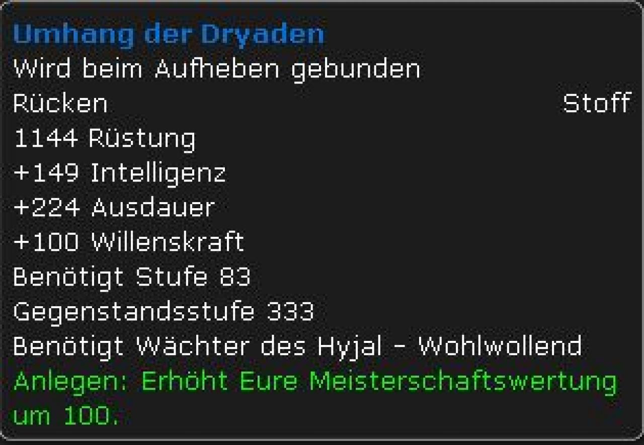 [02/12/2010] WoW Cataclysm: Rufbelohnungen von den Wächtern des Hyjal (8)