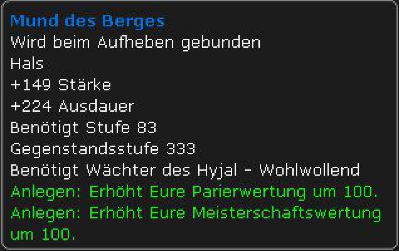 [02/12/2010] WoW Cataclysm: Rufbelohnungen von den Wächtern des Hyjal (10)