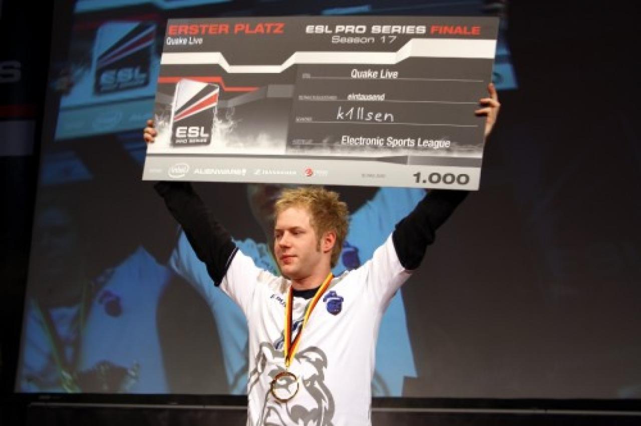 [06/12/2010] k1llsen sichert sich den Sieg in Quake Live - trotz diverse Probleme mit dem Online-Game.