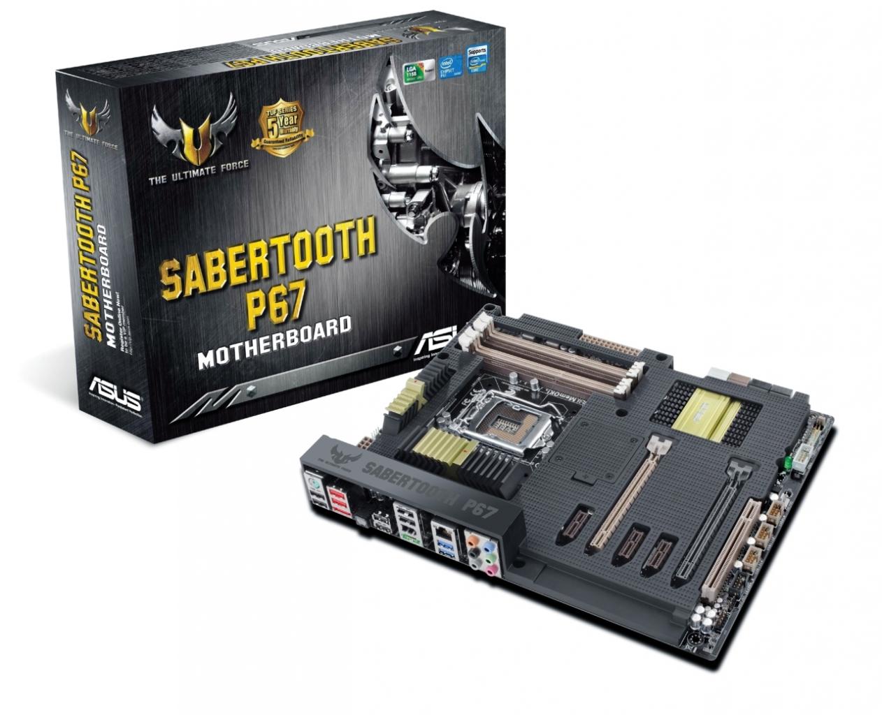 [28/01/2011] Das Asus Sabertooth P67 hat ein auffälliges Design