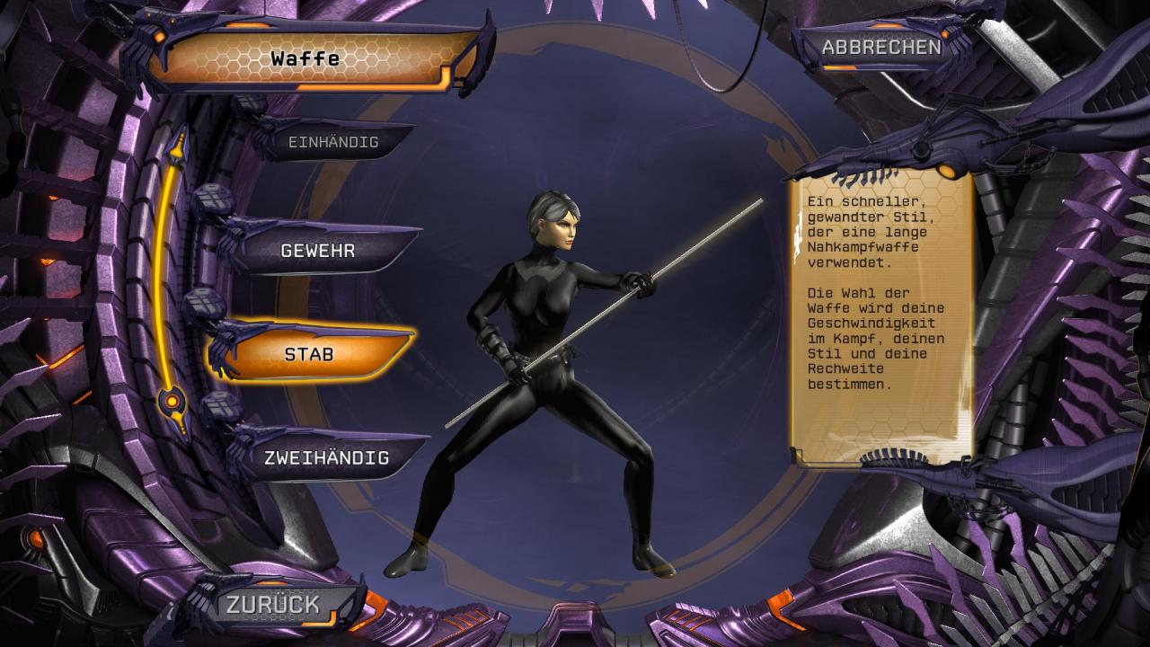 [27/01/2011] DC Universe Online: Bei der Charaktererstellung stehen insgesamt zehn Waffenfertigkeiten zur Wahl. (5)
