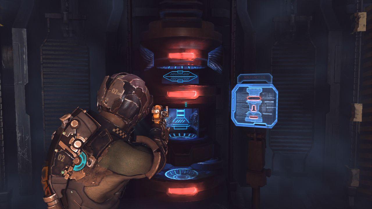 [14/01/2011] Dead Space 2 Lösung: Sie müssen drei Bauteile für das Gerät finden, um die Tram in Gang zu setzen.