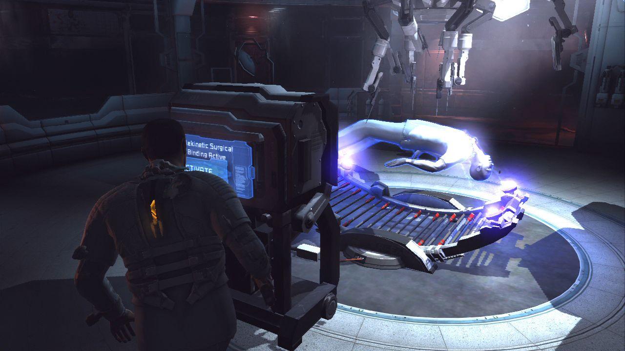 [14/01/2011] Dead Space 2 Lösung: An dieser Maschine erhalten Sie das Kinese-Modul. Welches Sie kurz darauf auch schon gegen einige Gegner einsetzen dürfen.