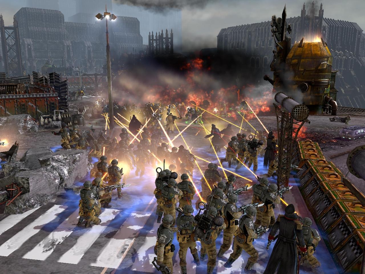 [18/01/2011] Der düstere Look von Warhammer 40k: Dawn of War 2 passt zur Marke wie die Faust aufs Auge. Dazu gibt es die coolen Space Marines und Action satt! Was will man mehr? Im Bild: Das kommende Addon Retribution.