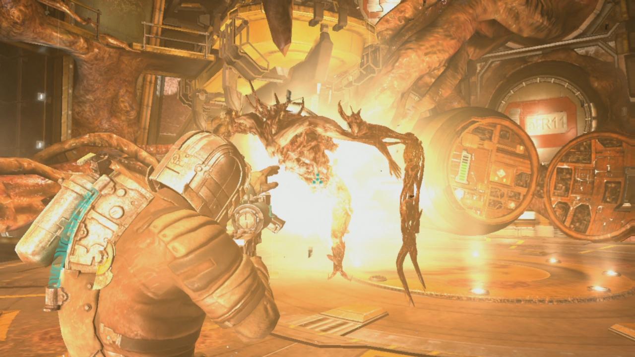 [28/01/2011] Auch wenn bei Dead Space 2 mehr geschnitten als geschossen wird, stehen Action-Einlagen im Mittelpunkt des Geschehens. Die Auswahl an Schneidewerkzeug ist dabei zufriedenstellend, vier Waffen dürfen Sie gleichzeitig herumtragen.