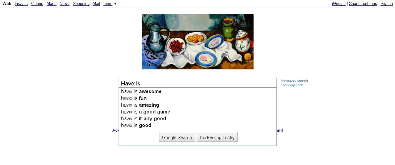 [19/01/2011] Gibt man bei Google Games, Publisher oder die Namen einiger Charaktere ein, erhält man zum Teil die abstrusesten Vorschläge. Hier eine Auswahl. (35)
