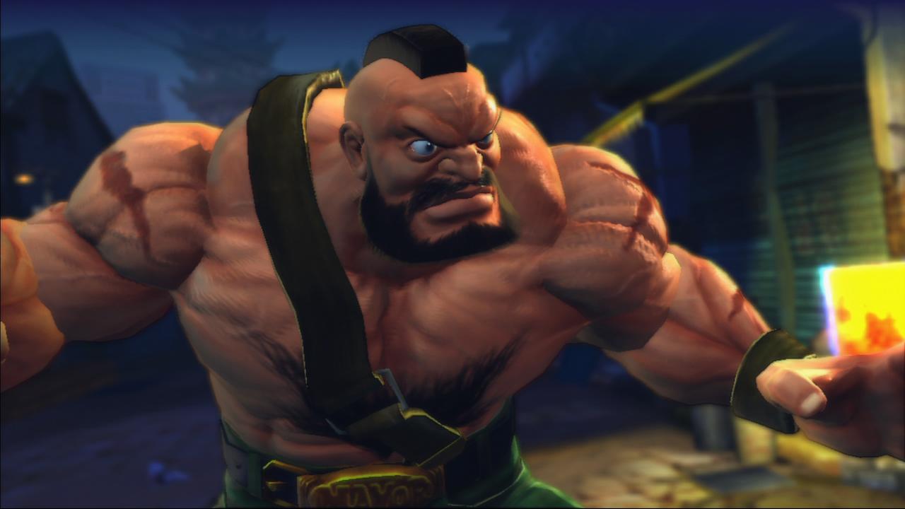 [27/01/2011] Zangief glaubt, dass er sich in einem Street Fighter-Turnier mit Dschungel-Setting befindet.Bei den Frauen kommt er wegen seiner Muskeln zwar gut an, in jeder Anmache sieht er aber eine Aufforderung zum Kampf. Luxusgegenstand: Wodka.