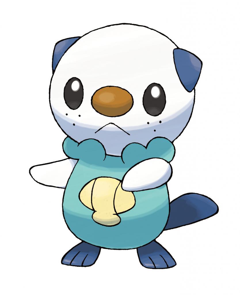 [28/02/2011] Zu Beginn von Pokémon Black and White sucht ihr euch eines von drei Starter-Pokémon aus. Dabei habt ihr die Wajl zwischen Serpifeu (Pflanze), Floink (Feuer) und Ottaro (Wasser). (3)