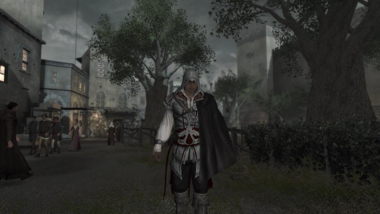 [21/02/2011] An diesen beiden Bildern kann man sehr deutlich die Unterschiede an Ezios Kleidung erkennen. Auch die Umgebung wirkt um einiges natürlich als noch im Vorgänger. Im Bild: Assassin's Creed 2