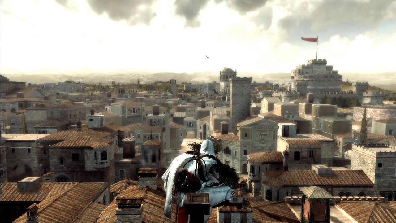 [21/02/2011] Wilkommen in Rom. Mit solch einer Aussicht fällt das Warten auf den nächsten Urlaub noch schwerer... Im Bild. Xbox 360-Version