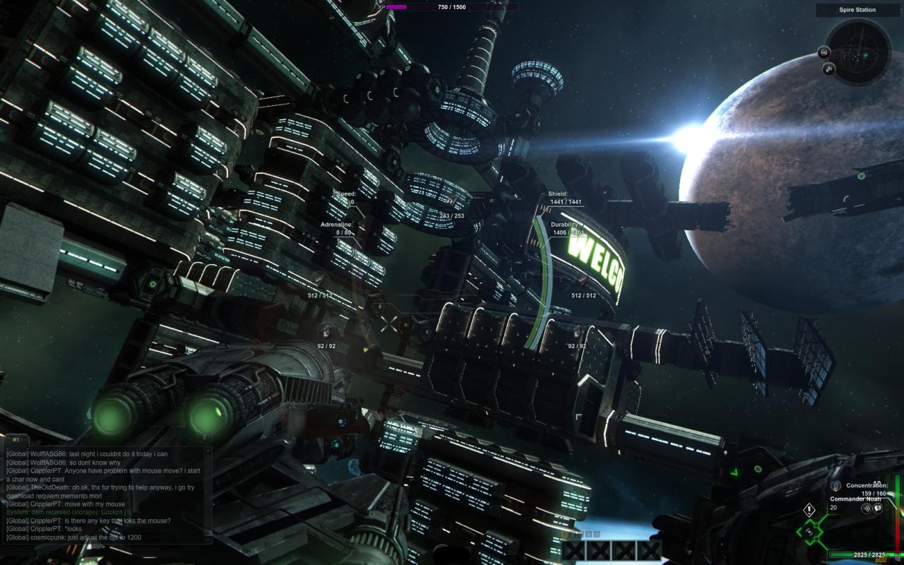 [09/02/2011] Das Weltraumspiel Black Prophecy zeigt in 1680 x 1050 Pixeln, wie eindrucksvoll und respekteinflößend die Raumstationen im Science Fiction-Spiel wirken können.