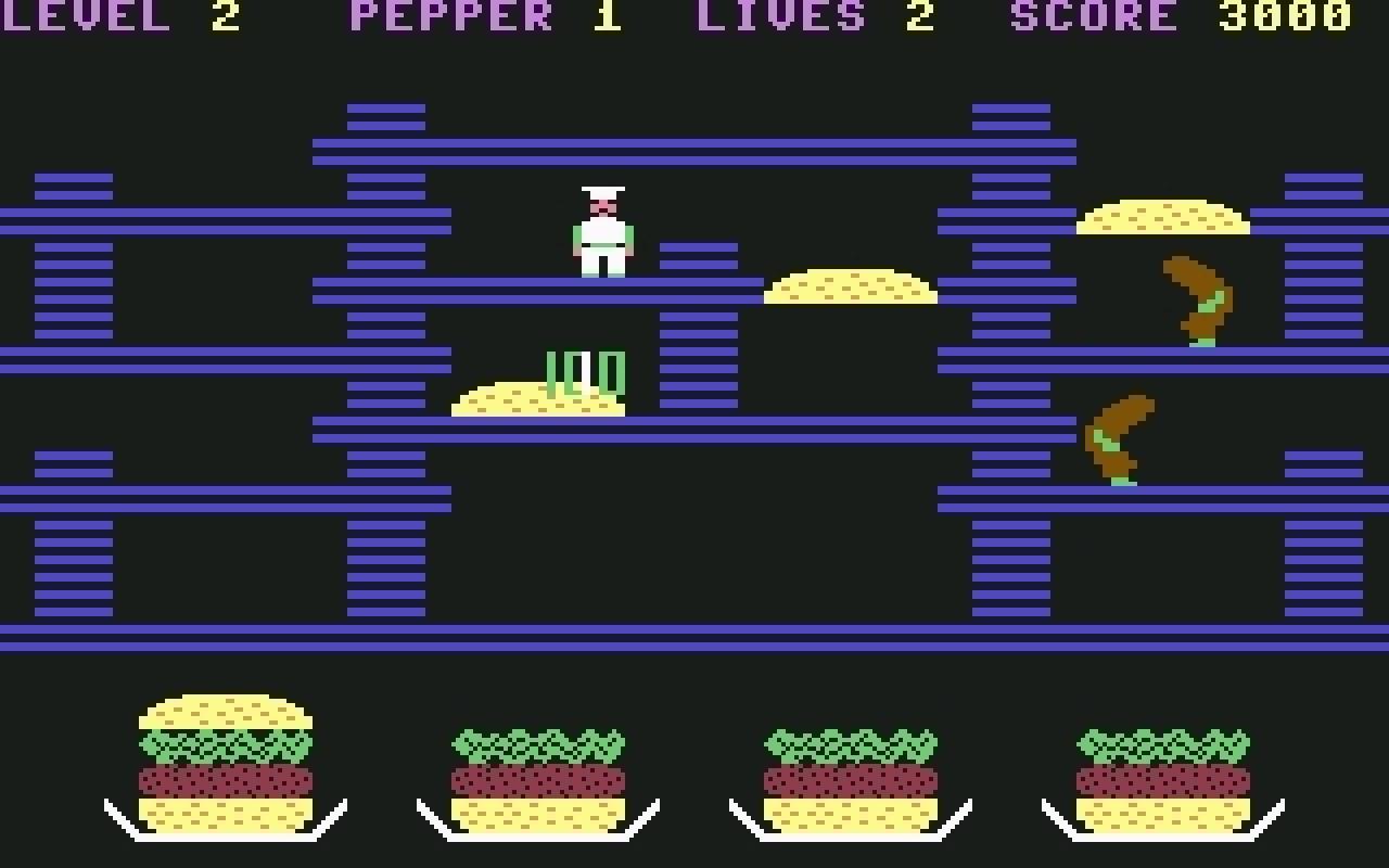 [10/02/2011] Burger Time 1984 Ingame