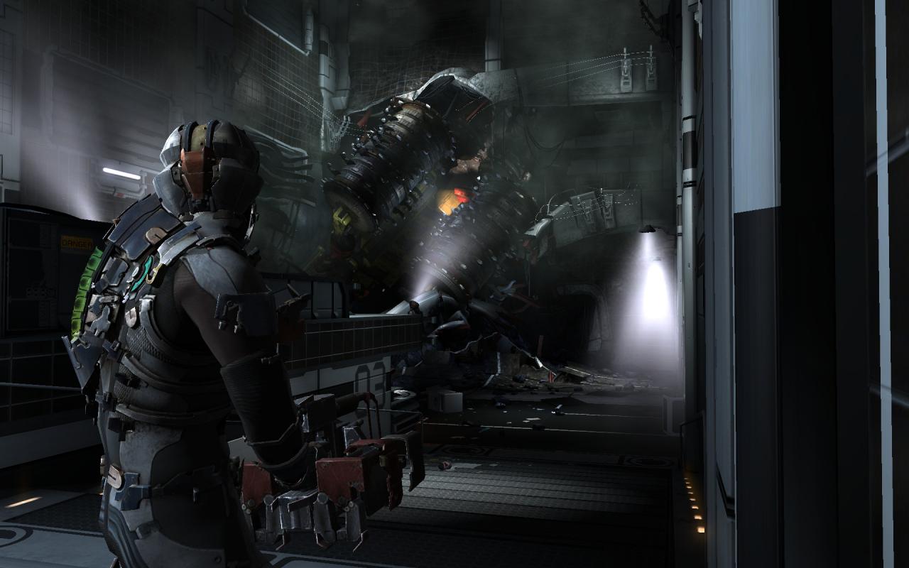 [09/02/2011] Plötzlich einstürzende Level wie hier bei Dead Space 2 machen den Visceral-Shooter zum echten Horror-Erlebnis. Ein schönes Wallpaper für Spieler mit 16:10-Monitoren mit einer Auflösung von 1920 x 1200.