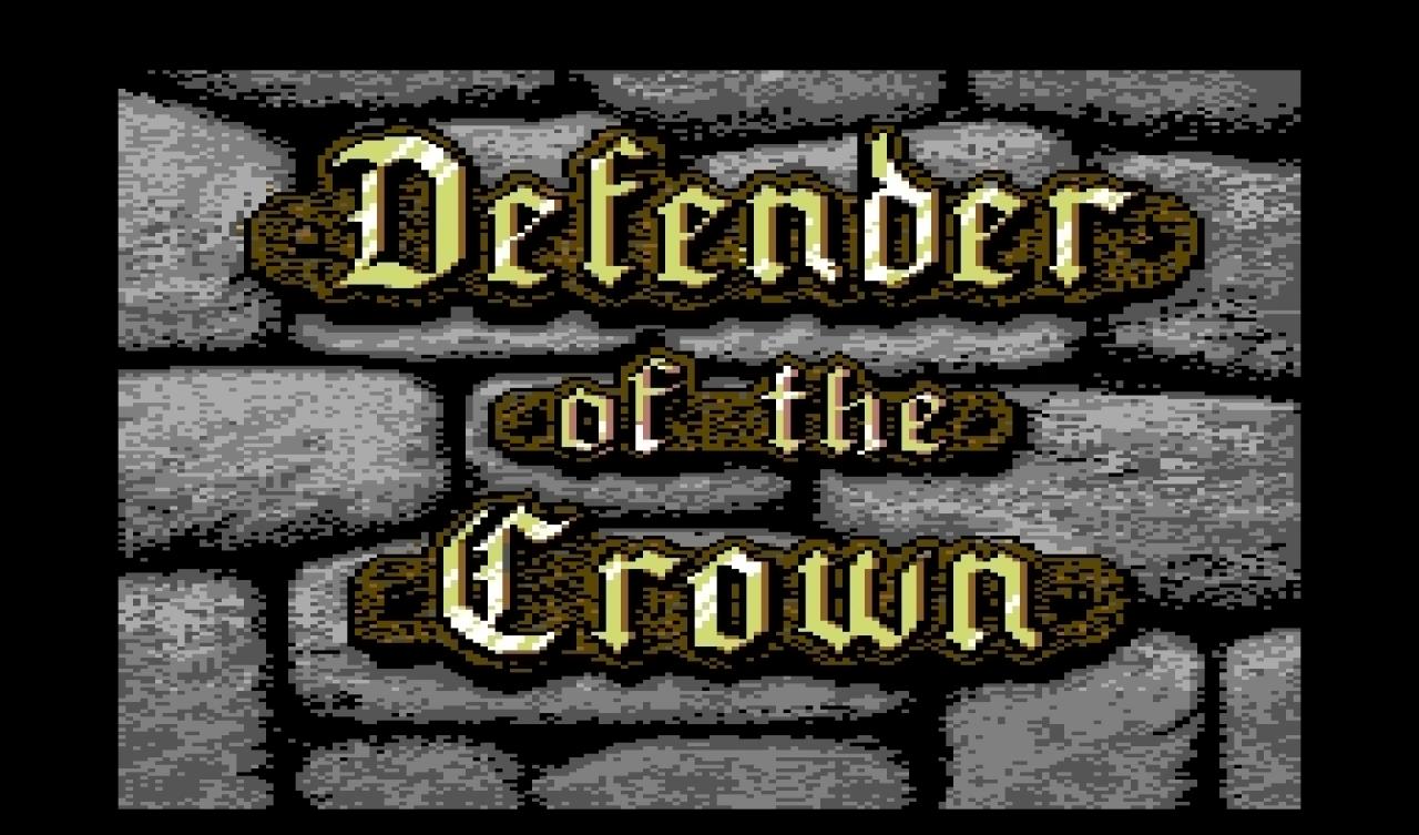 [10/02/2011] Defender of the Crown 1987 Startbildschirm