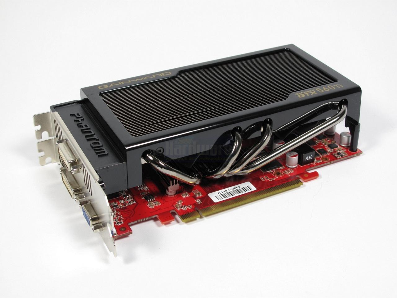 [23/02/2011] Leise und starke Grafikkarte: die Gainward GTX 560Ti Phantom macht sich gut im Silent PC.