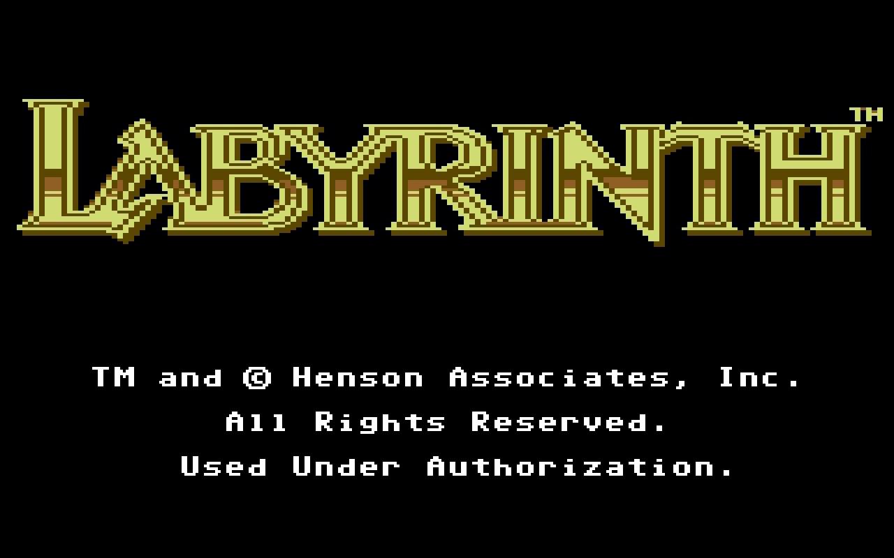 [10/02/2011] Labyrinth 1986 Startbildschirm