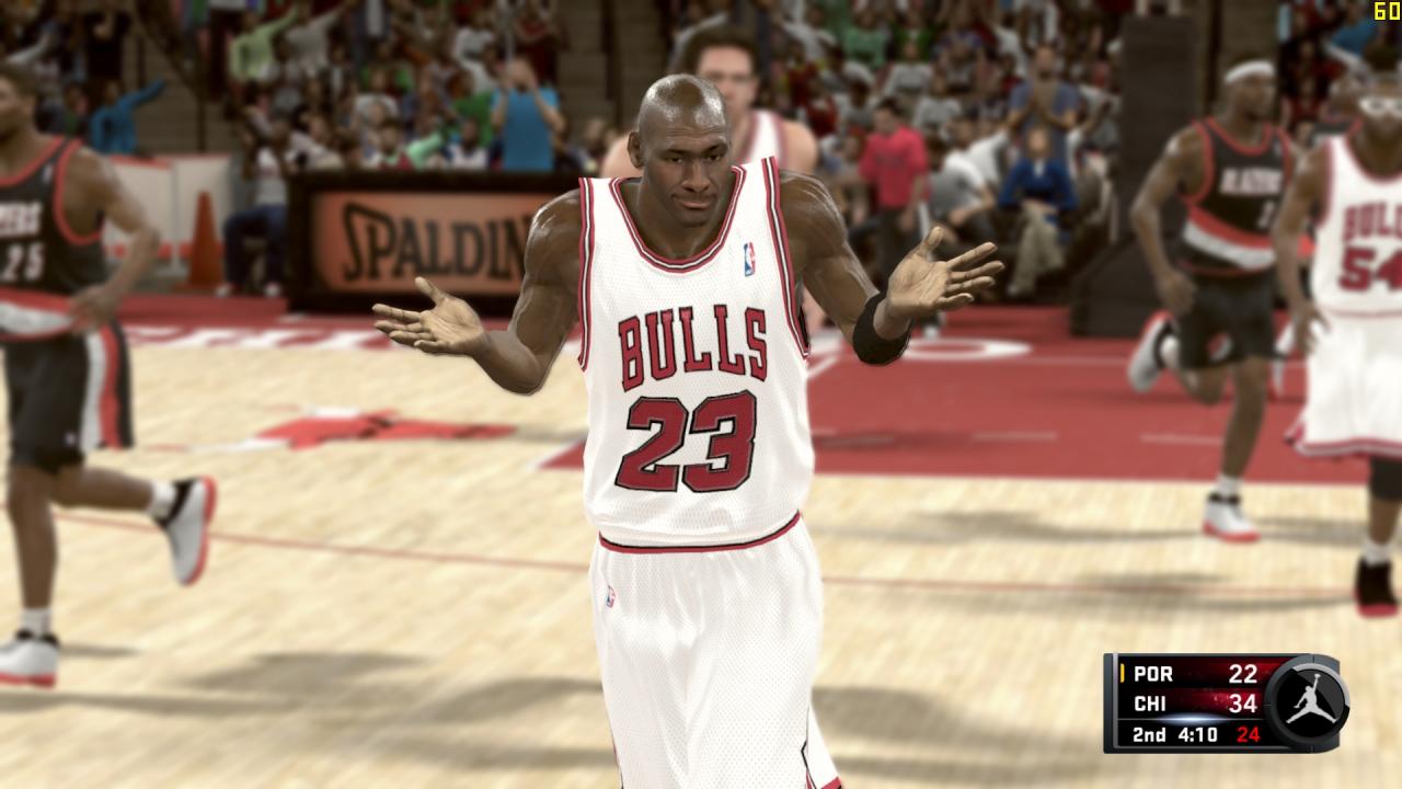 [09/02/2011] NBA 2K11 bietet den ehemaligen Chicago Bulls-Megastar Michael Jordan in fotorealistischer Qualität. Davon sollten sich FIFA und PES eine Scheibe für ihre lizenzierten Spieler abschneiden. (1920 x 1080)