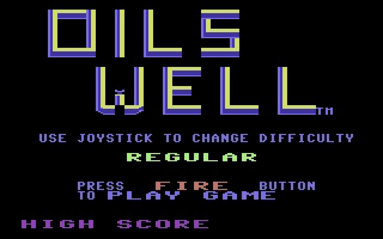 [10/02/2011] Oil s Well 1983 Startbildschirm