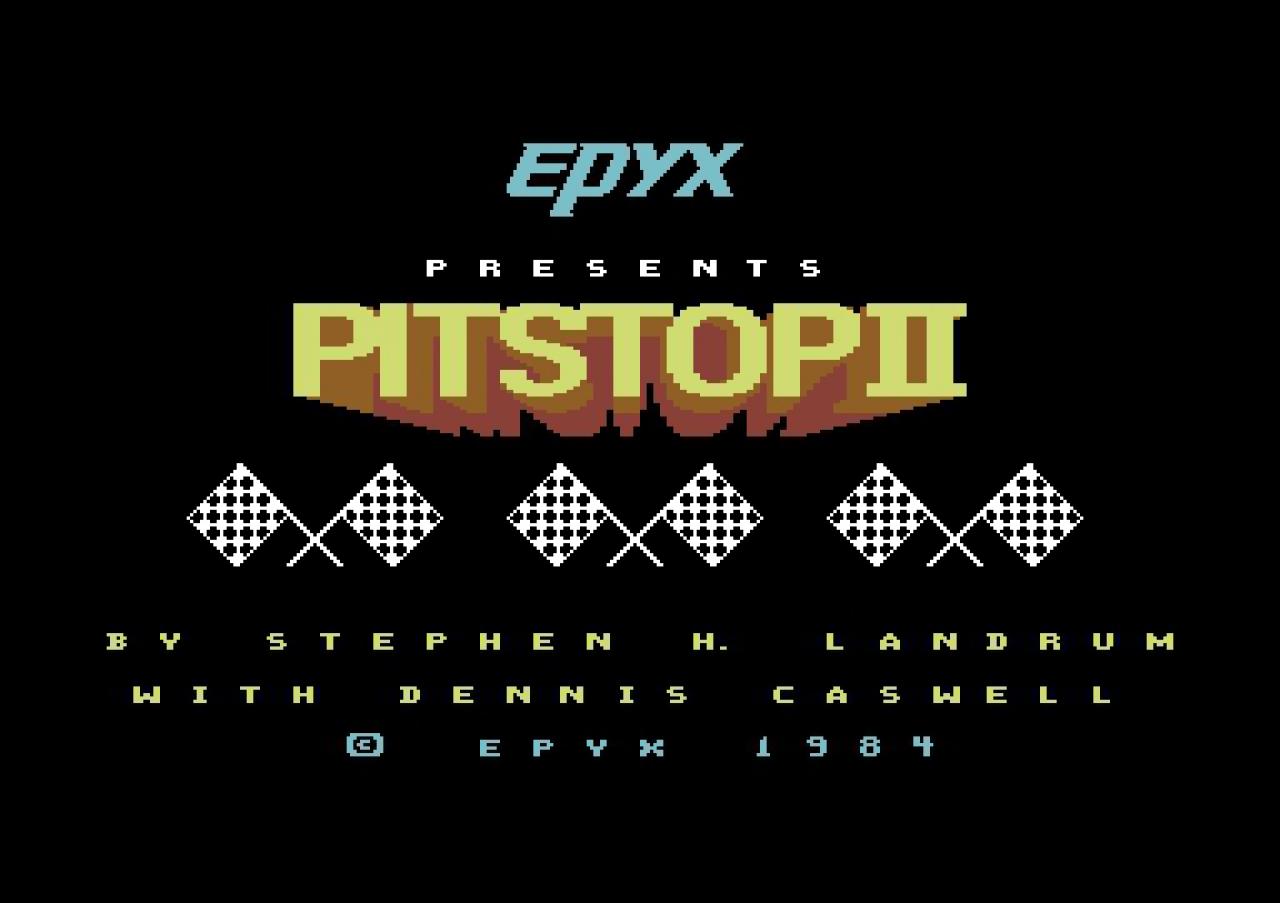 [10/02/2011] Pitstop II 1984 Startbildschirm