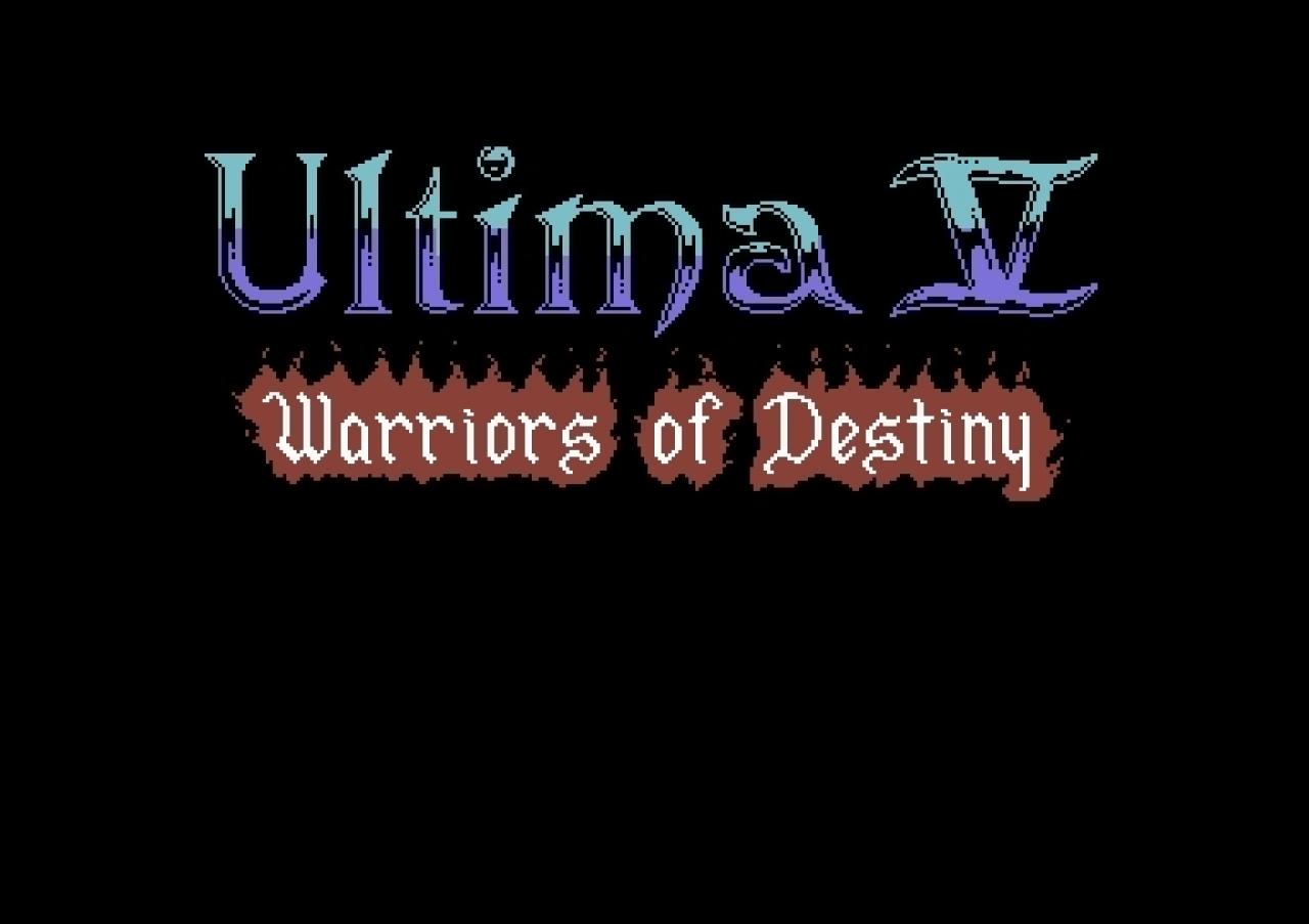 [10/02/2011] Ultima V Warriors of Destiny 1988 Startbildschirm