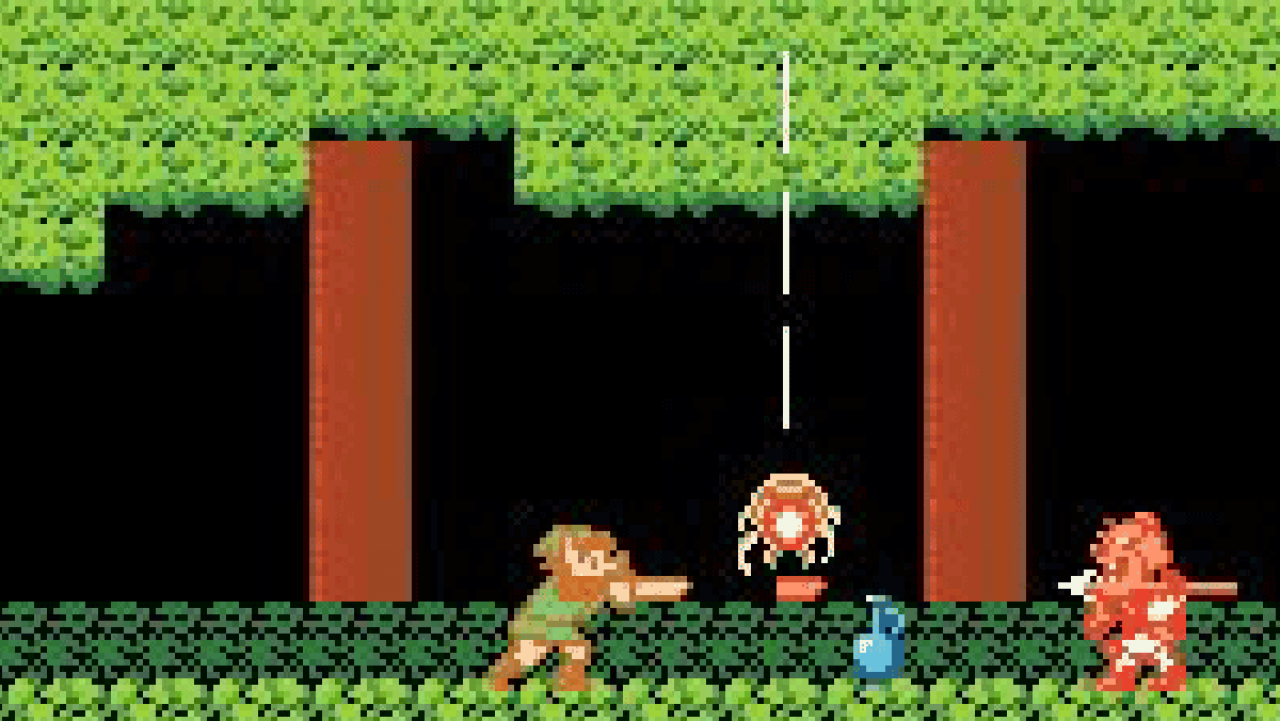 [21/02/2011] The Legend of Zelda 2: Links Adventure fällt eindeutig wegen dem Genre-Wandel aus der Reihe. Statt des aus dem Original bekannten und inzwischen klassischen Zelda-Gameplays, bekamen die Spieler plötzlich einen Action-Plattformer vor die Nase gesetzt. Und wie diese Spiele nunmal sind, war der Schwierigkeitsgrad außerordentlich knackig. Nicht das, was sich Zelda-Fans wünschten. Wenn auch sicherlich kein schlechtes Spiel.