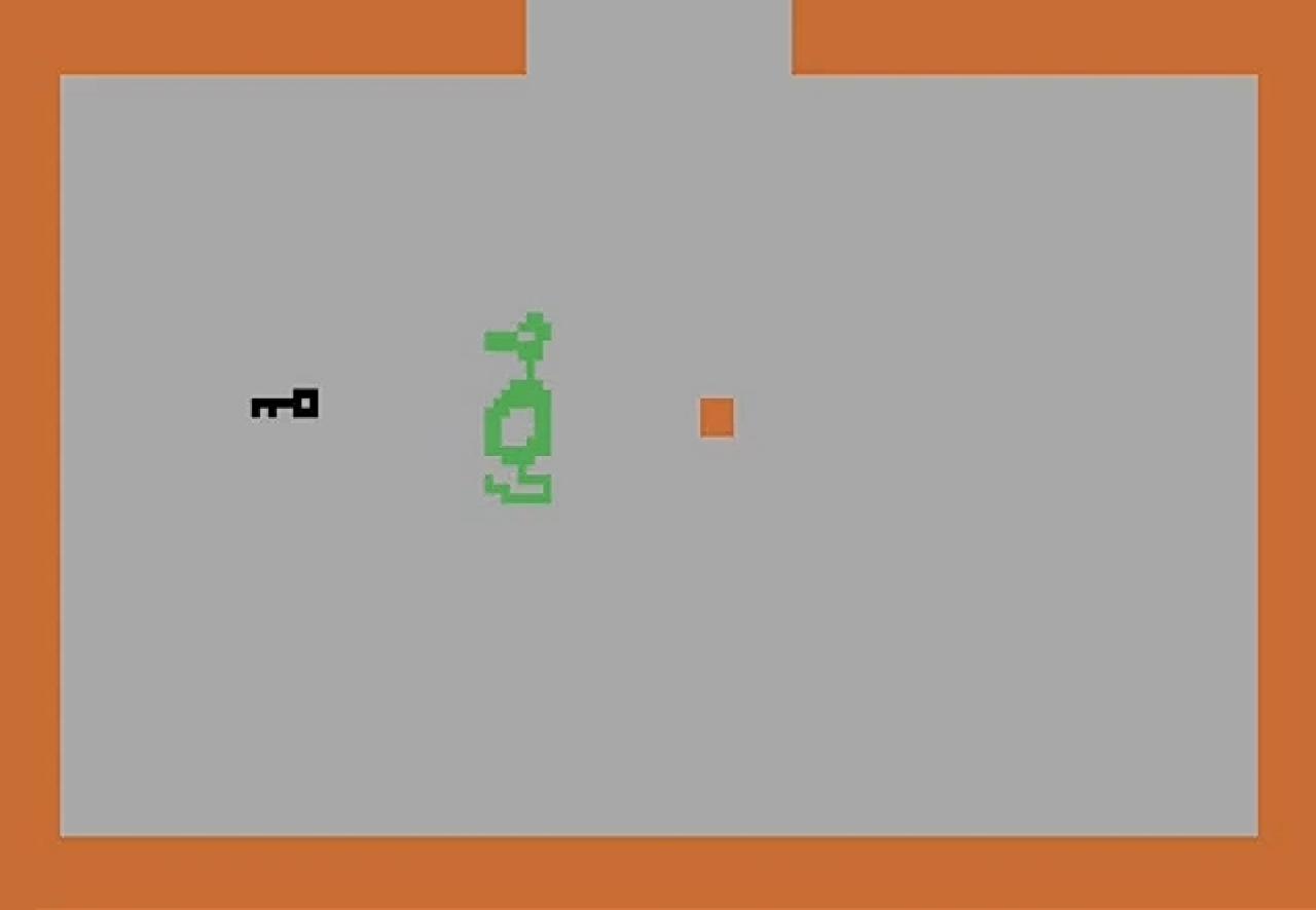 [08/03/2011] Adventure für den Atari 2600 bot bereits vor über 30 Jahren Drachen. Diese waren 1979 freilich noch nicht so detailliert und optisch eindrucksvoll wie etwa in Dragon Age 2.