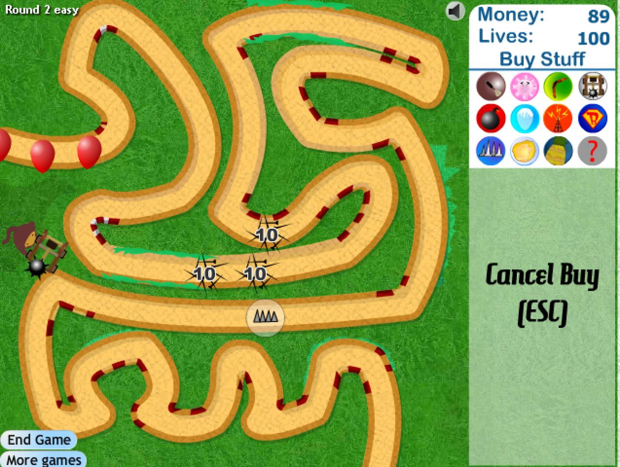 [21/03/2011] Platz 6: Bloons Tower Defense 3 - Dieses Flash-Game begeistert durch seine Verrückheit und sorgt mit von Affen gesteuerten Geschützen für jede Menge Spielspaß.