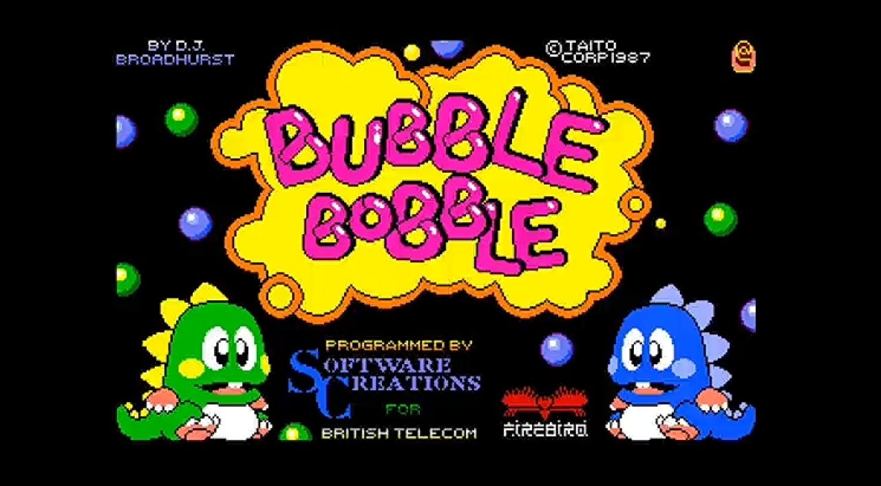 [08/03/2011] Bubble Bobble (1986) auf dem C64 oder Atari bot 100 Levels mit actionreichem Koop-Gameplay. Die Kontrolle über den blauen Freund des Hauptcharakters konnte jederzeit von einem zweiten Spieler übernommen werden.