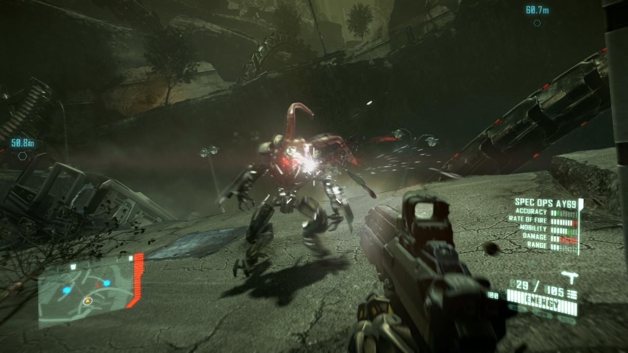 [21/03/2011] Crysis 2: Die Aliens verhalten sich in der Regel ziemlich clever. Oft rennen, klettern und springen sie durch die Levels, das macht sie unberechenbar. 