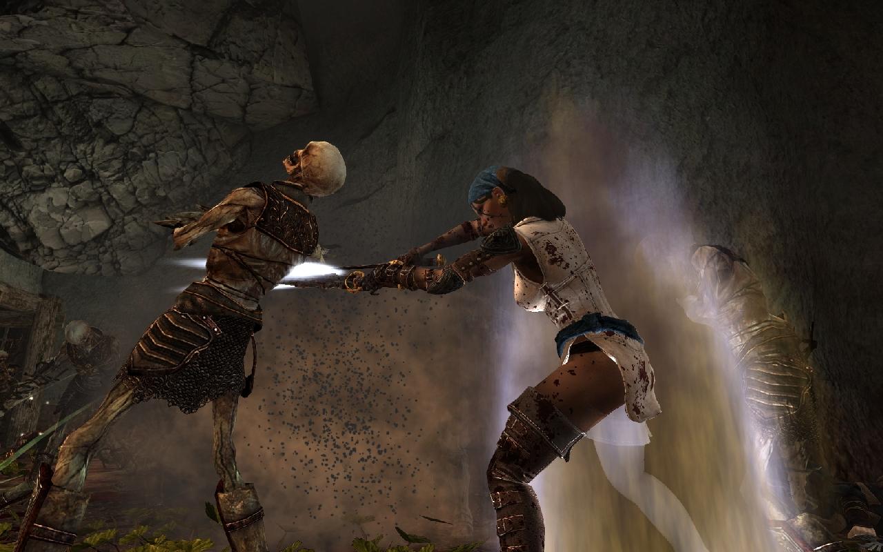 [07/03/2011] Dragon Age 2: Der hinterhältige Angriff der Schurkenklasse geschieht jetzt per Knopfdruck automatisch. Sieht spektakulär aus, ist aber kaum anspruchsvoll.
