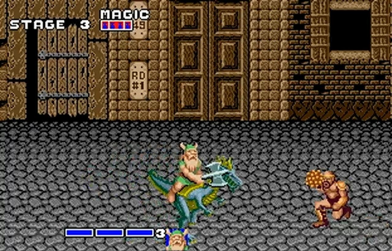 [08/03/2011] Bei Golden Axe schwingen Sie die Axt. Im späteren Spielverlauf finden Sie einen mächtigen Drachen, der Sie hilfreich mit seinen Feuerbällen und dergleichen unterstützt. Die erste Version erschien 1989 für die Sega-Konsolen.
