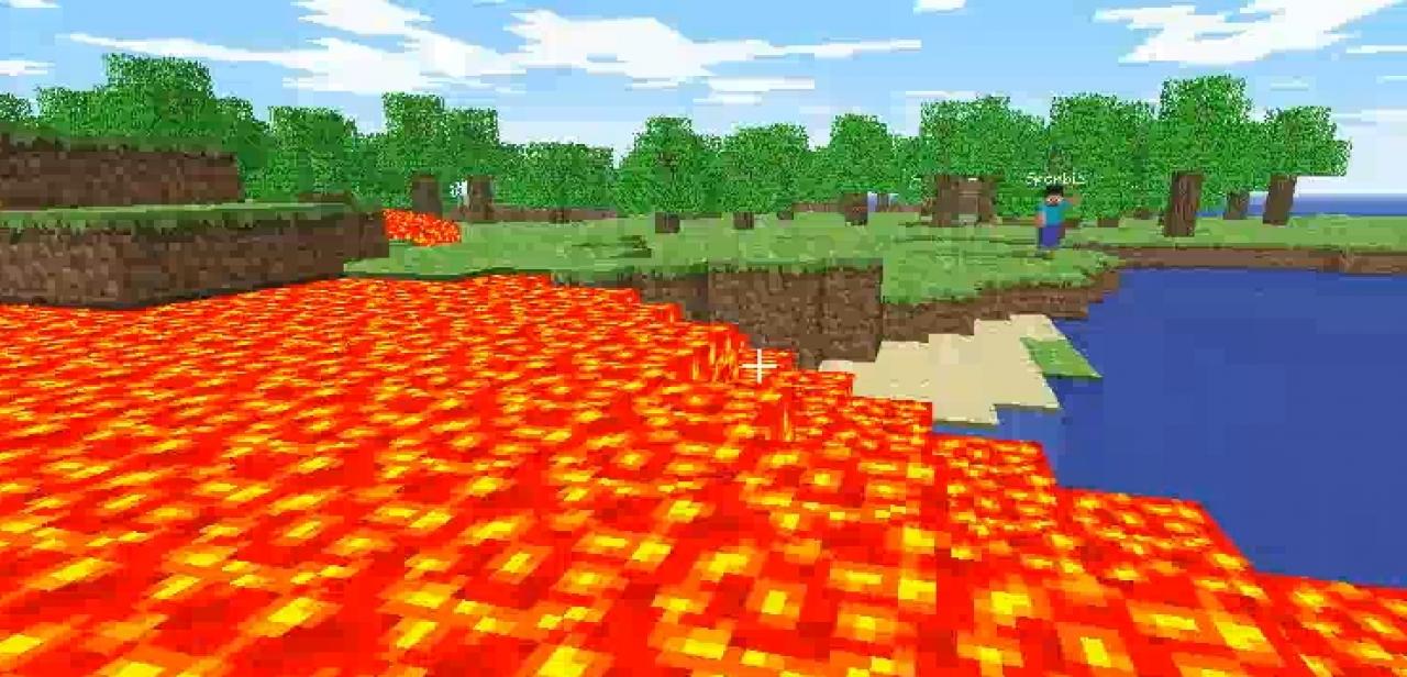 [15/03/2011] Minecraft: Irgendwann sollte jeder Architekt sein Werk vollenden. Wer nicht aufhören kann, stößt plötzlich auf Lava und flutet mit genügend Pech seine ganze Welt. Zig Spielstunden oder gar Tage ade!