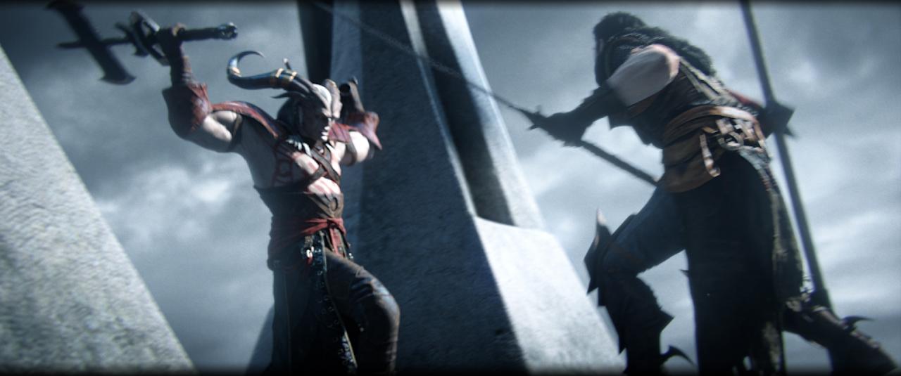 [07/03/2011] Dragon Age 2 bietet für PC die bessere Grafik, vor allem die Texturen sind qualitativ deutlich hochwertiger.