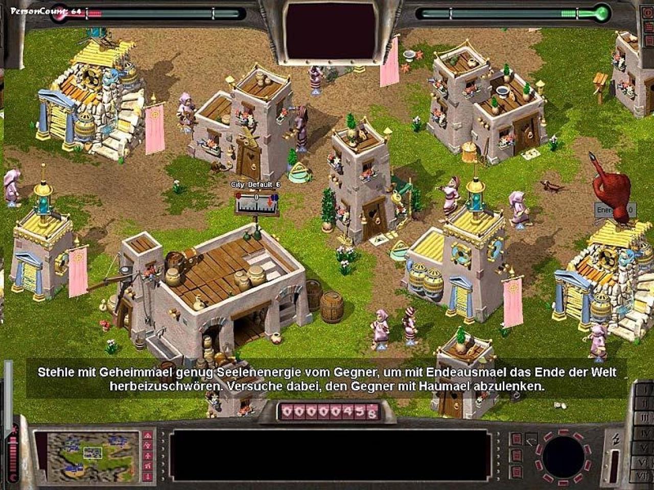 [10/03/2011] Heaven & Hell ist eine Mischung aus Die Siedler und Populous, kommt aber ohne Aufbauphase aus. Sie sind darauf bedacht, mit Ihren Propheten die Bevölkerung zu bekehren. 