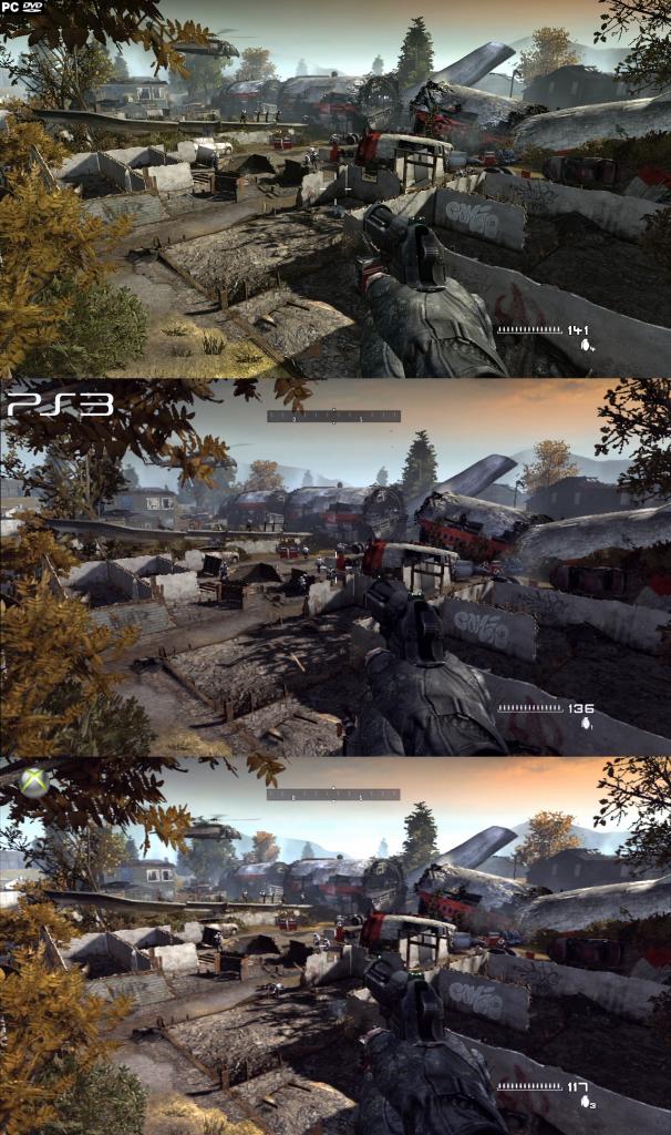 [14/03/2011] In der Ferne ist diese Szene auf Konsolen verwaschen. Auch die fehlende oder schwache Kantenglättung von PS3 und Xbox 360 macht sich hier bemerkbar.