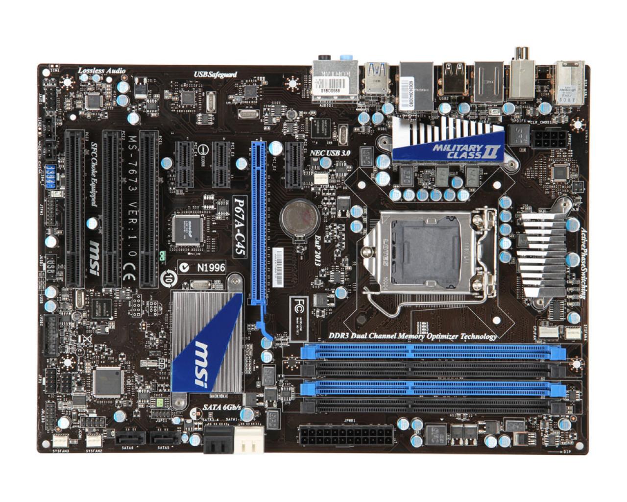 [15/04/2011] Günstiges Einsteigermodell ohne Crossfire und SLI: das MSI P67A-C45